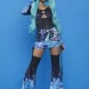 Digital Icon Dress & Leg Warmers Set