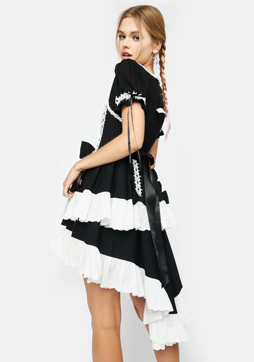 Noir Fancy A Slice Mini Dress - Image 4