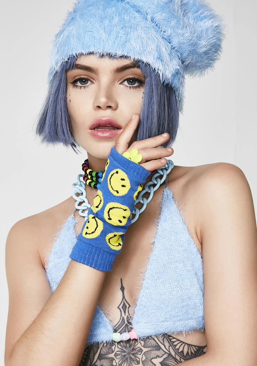 Get Happy Fingerless Gloves - Image 2