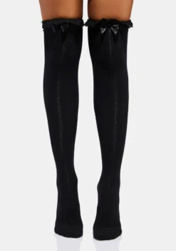 She's Got Nerve Thigh High Socks