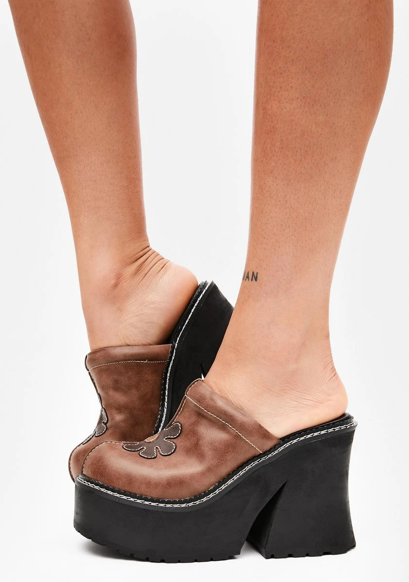 So Called Scheme Floral Clogs - Image 4