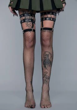 Ball And Chain Thigh High Set