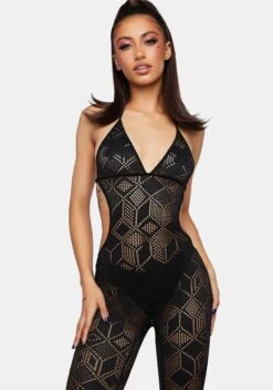 Aim To Tease Knit Jumpsuit