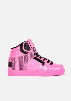Osiris Neon Pink Clone Sneakers