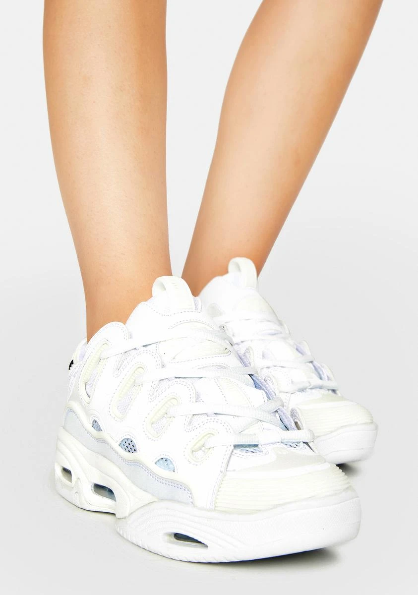 Osiris White D3 2001 Skate Shoes