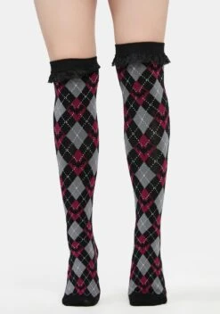 Bat To School Knee-High Socks