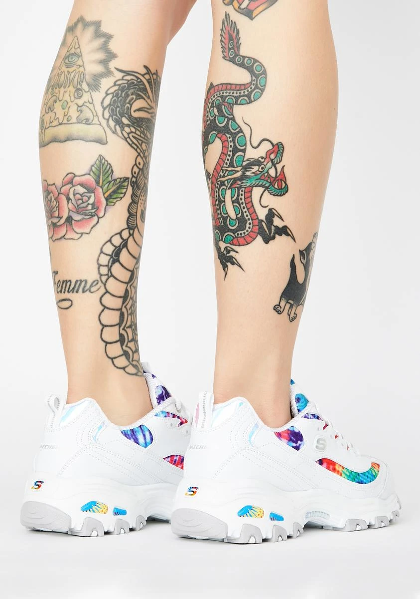 Skechers D'Lites Summer Fiesta Sneakers - Image 4