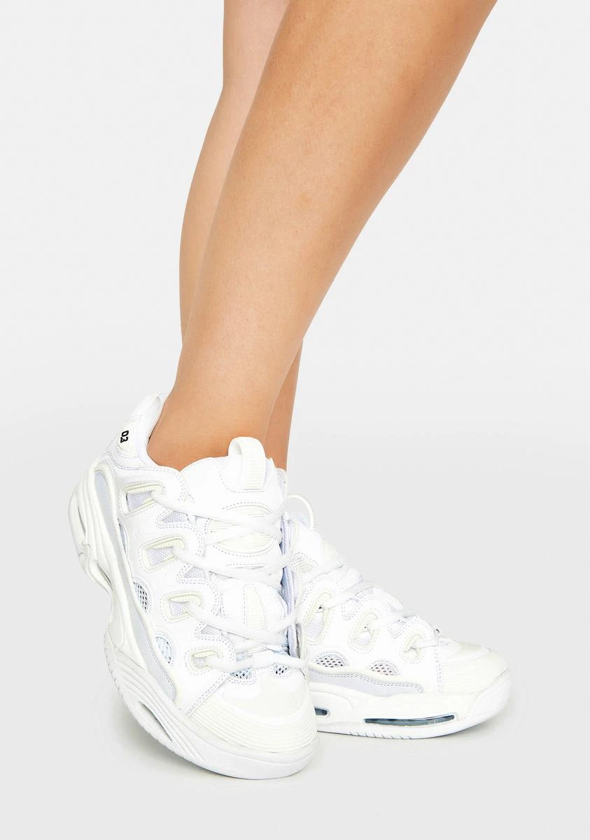 Osiris White D3 2001 Skate Shoes - Image 3