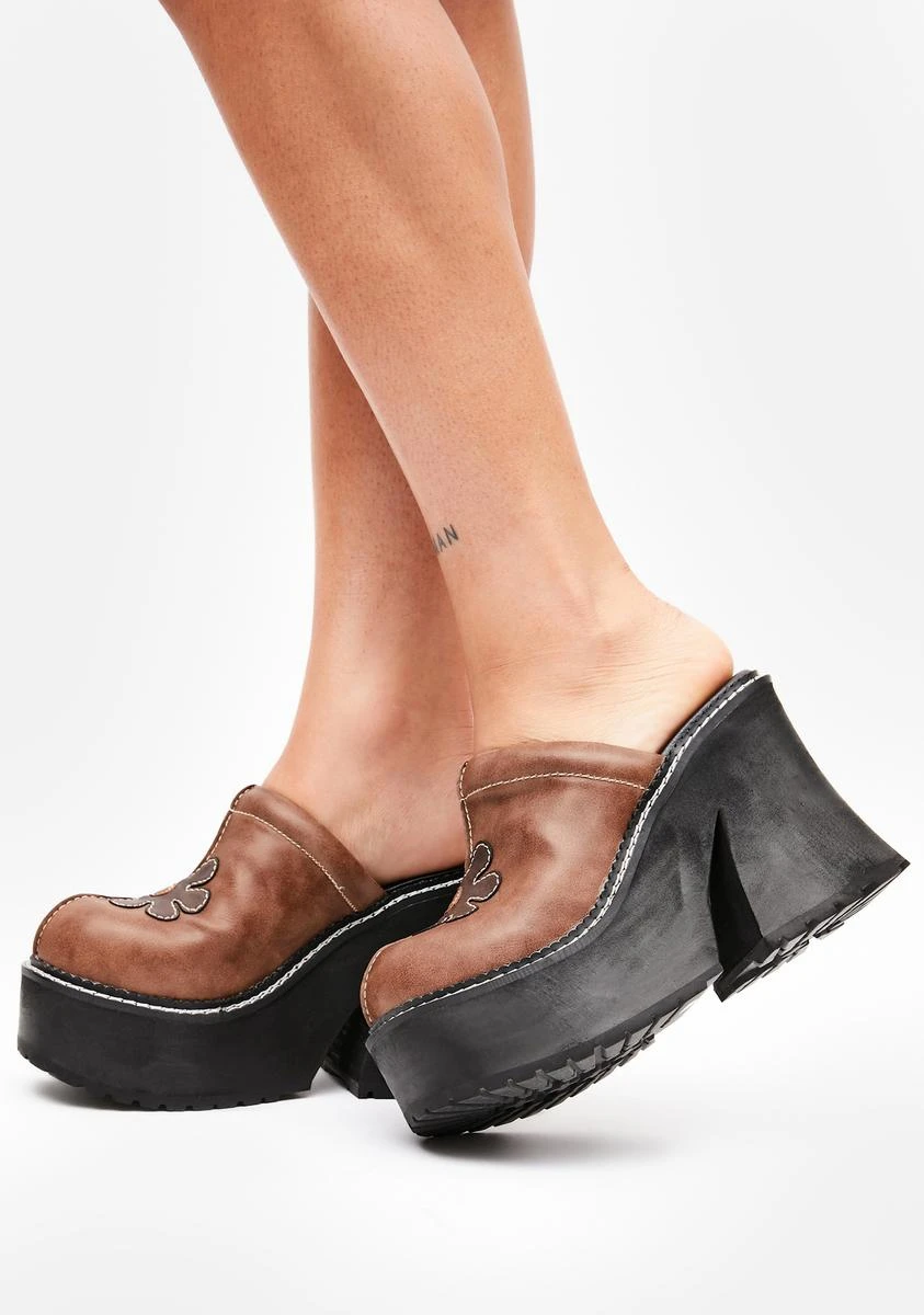 So Called Scheme Floral Clogs - Image 3