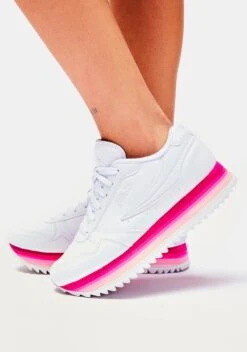 Fila Pink Glow Orbit Stripe Sneakers