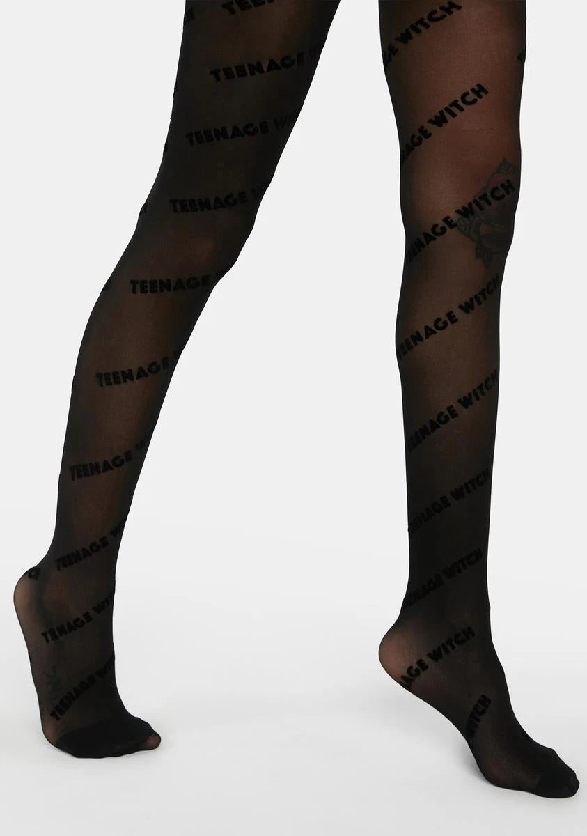 Growing Up Graphic Tights - Image 2