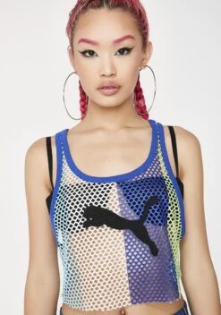 Bluefish FENTY PUMA By Rihanna Mesh Crop Tank Top