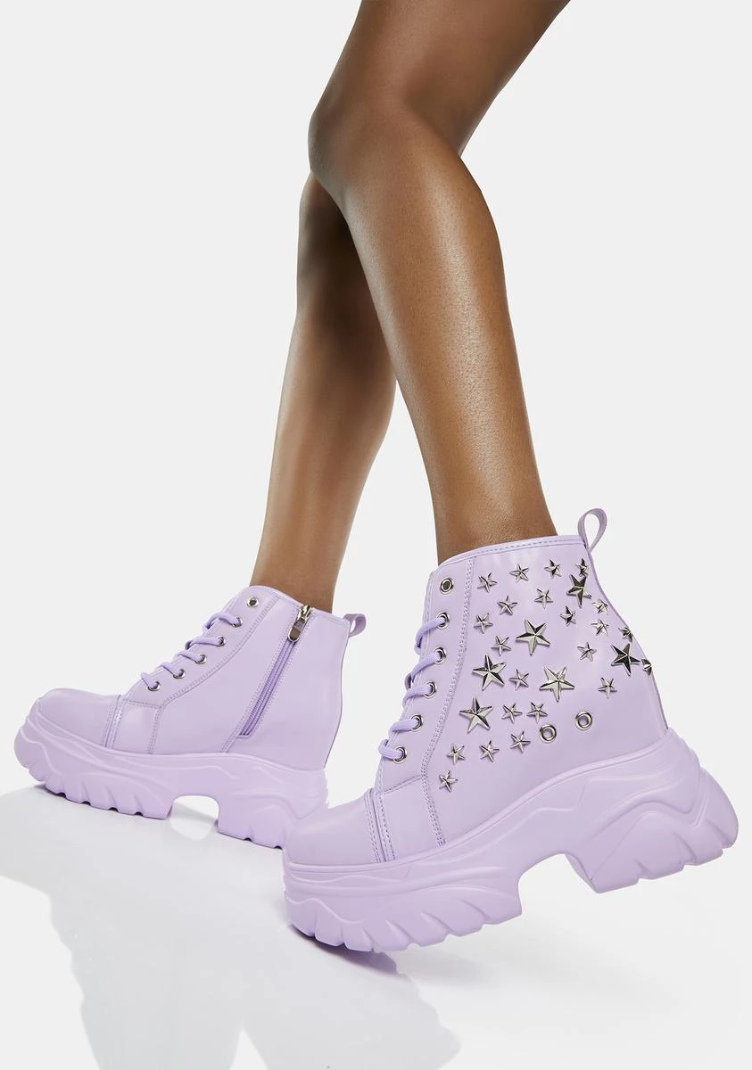 Purple Date-03 Sneakers - Image 2